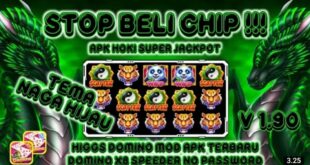SERBA HIJAU! Link Download Apk Higgs Domino MOD X8 Speeder Versi Paling Baru Tema Naga hijau