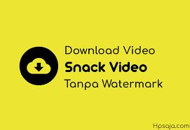 Cara Tepat Download Video Snack Video Tanpa Tanda Air Terbaru